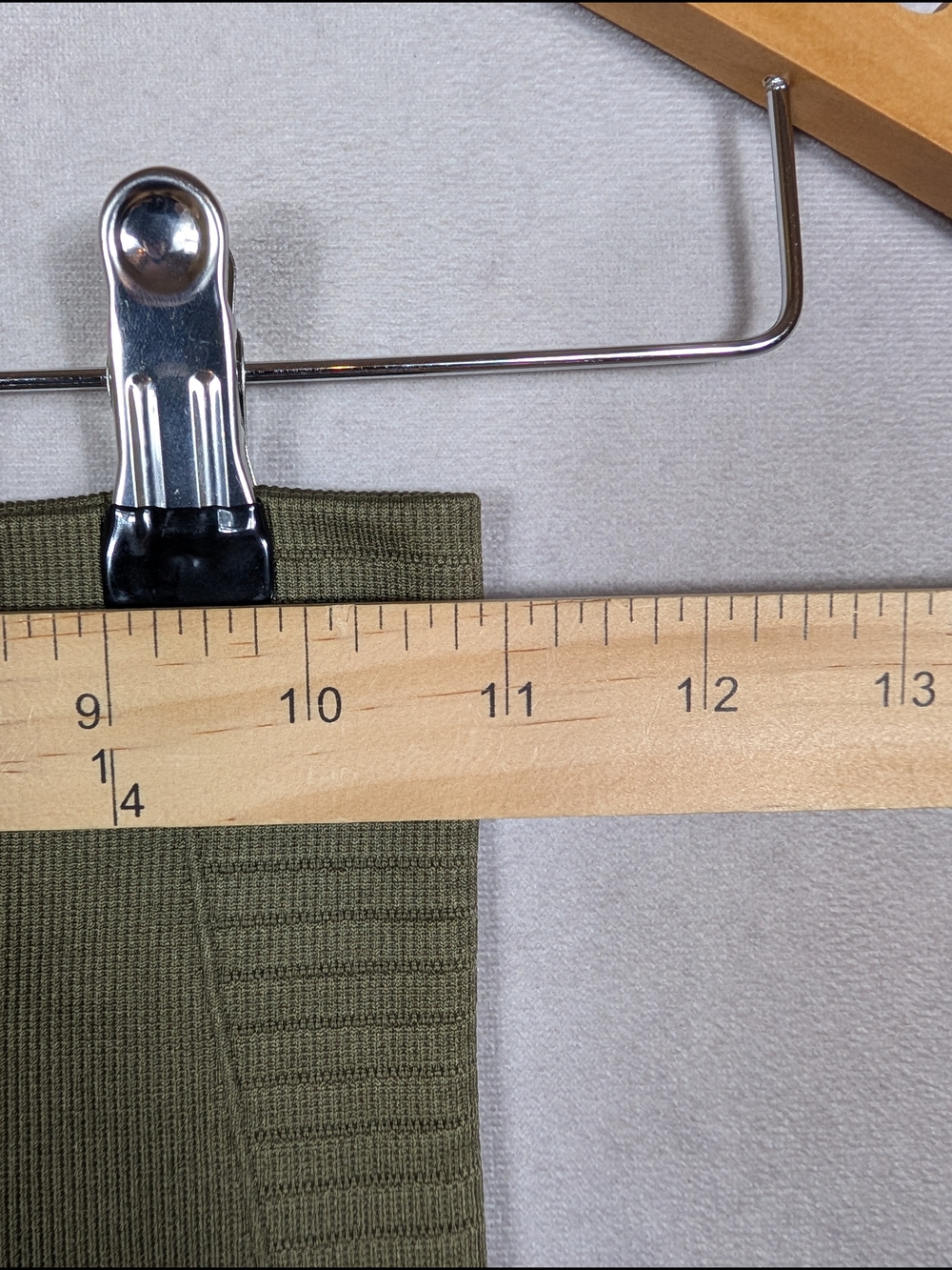 Gymshark Olive Green High Waisted Seamless Leggings Women's Size XS - Picture 4 of 9